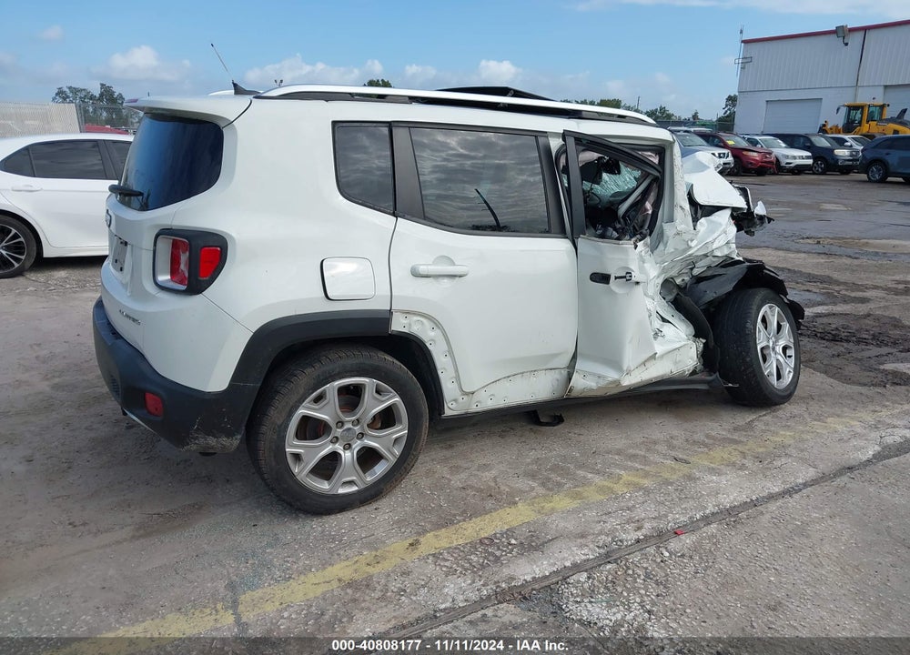 2017 JEEP RENEGADE LIMITED 4X4 VIN: ZACCJBDB6HPF81575