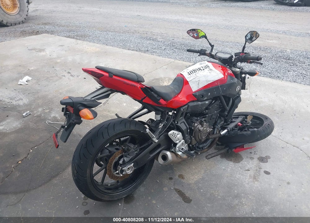 2017 YAMAHA FZ07A VIN: JYARM20E3HA000451