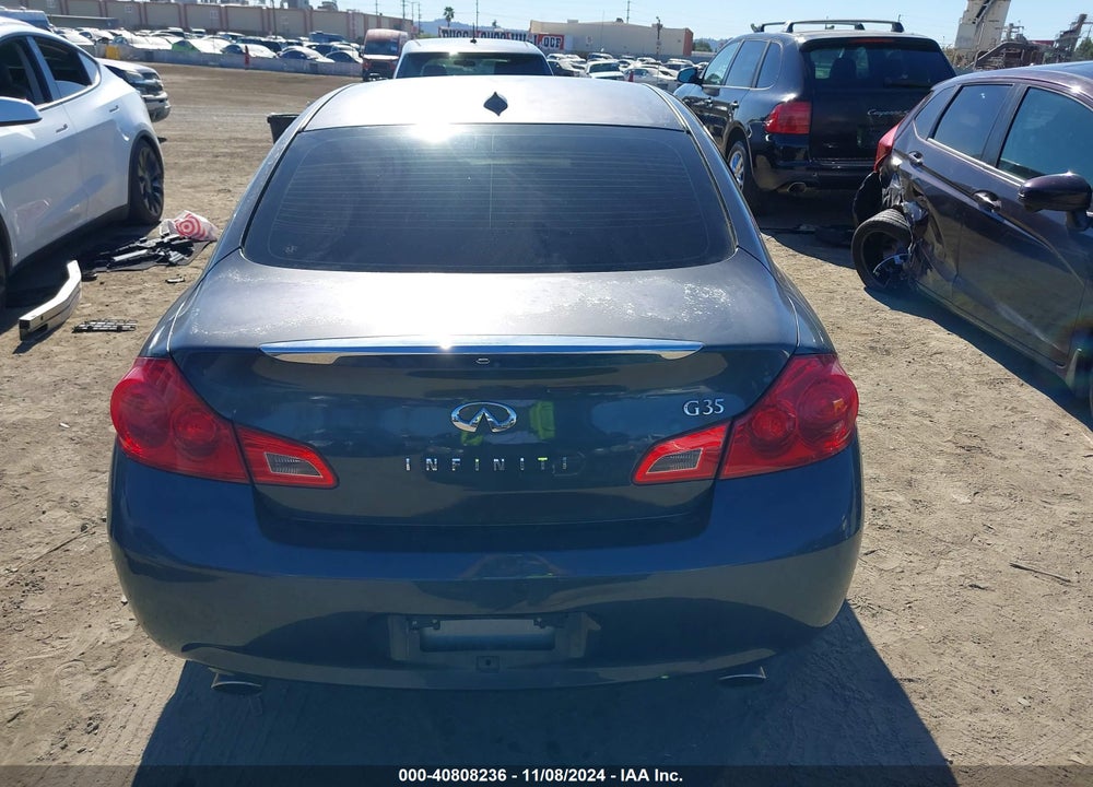 2008 INFINITI G35 JOURNEY VIN: JNKBV61E78M224196
