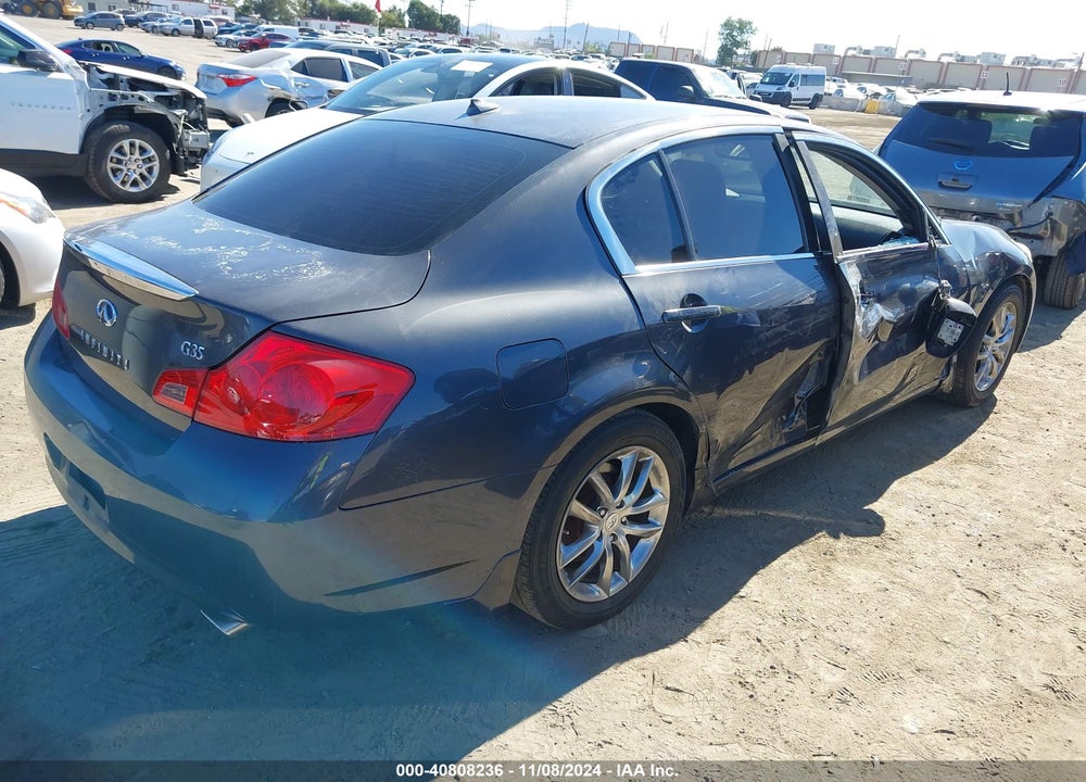 2008 INFINITI G35 JOURNEY VIN: JNKBV61E78M224196