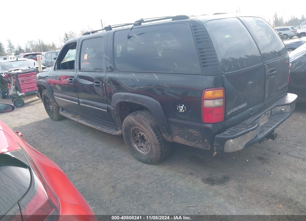 2001 CHEVROLET SUBURBAN 1500 LT VIN: 3GNFK16T51G204227
