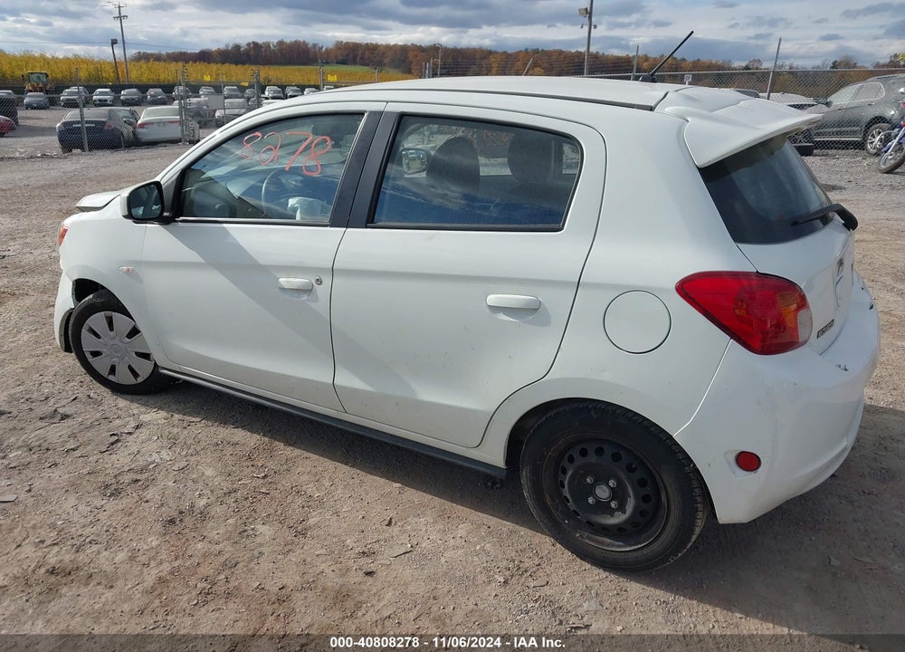 2015 MITSUBISHI MIRAGE DE/RF VIN: ML32A3HJ4FH004585