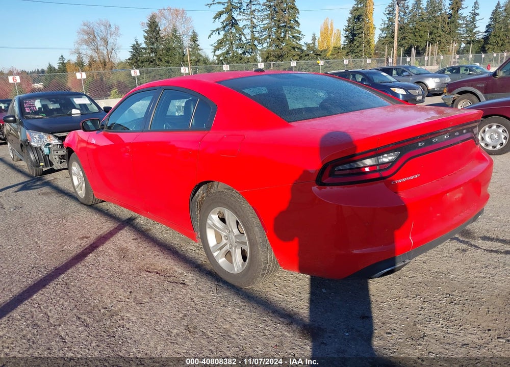 2021 DODGE CHARGER SXT RWD VIN: 2C3CDXBG2MH632637