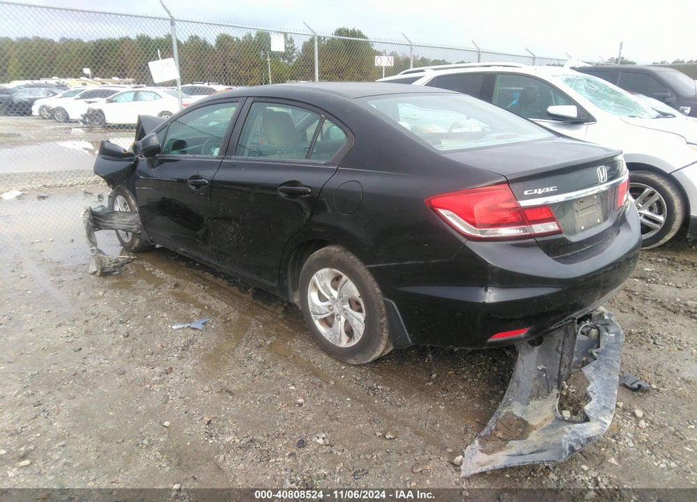 2013 HONDA CIVIC LX VIN: 19XFB2F58DE015782