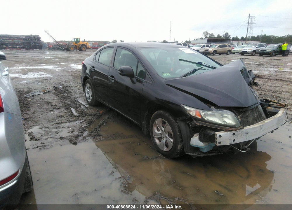 2013 HONDA CIVIC LX VIN: 19XFB2F58DE015782