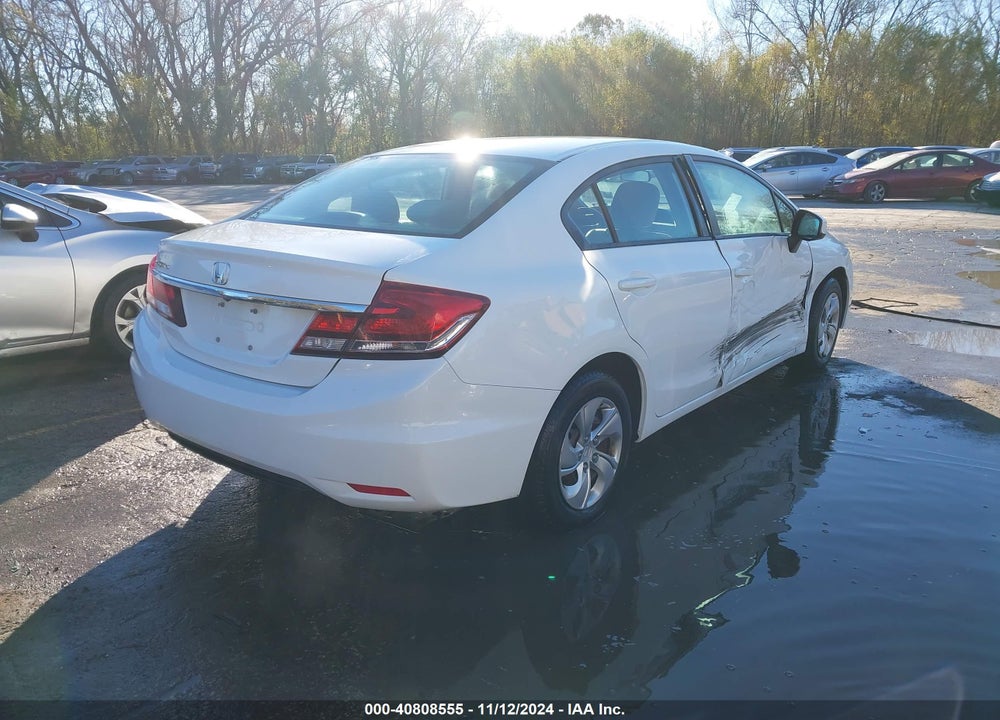 2013 HONDA CIVIC LX VIN: 19XFB2F50DE058206
