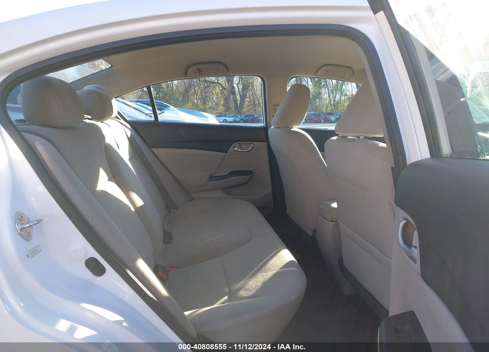 2013 HONDA CIVIC LX VIN: 19XFB2F50DE058206