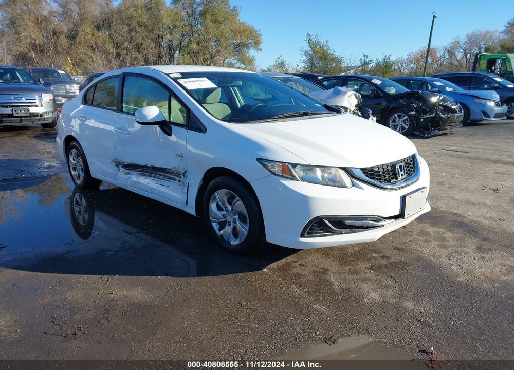 2013 HONDA CIVIC LX VIN: 19XFB2F50DE058206