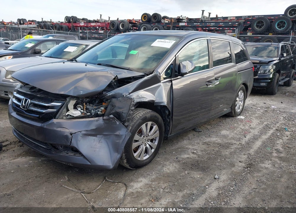 2015 HONDA ODYSSEY EX-L VIN: 5FNRL5H62FB011595
