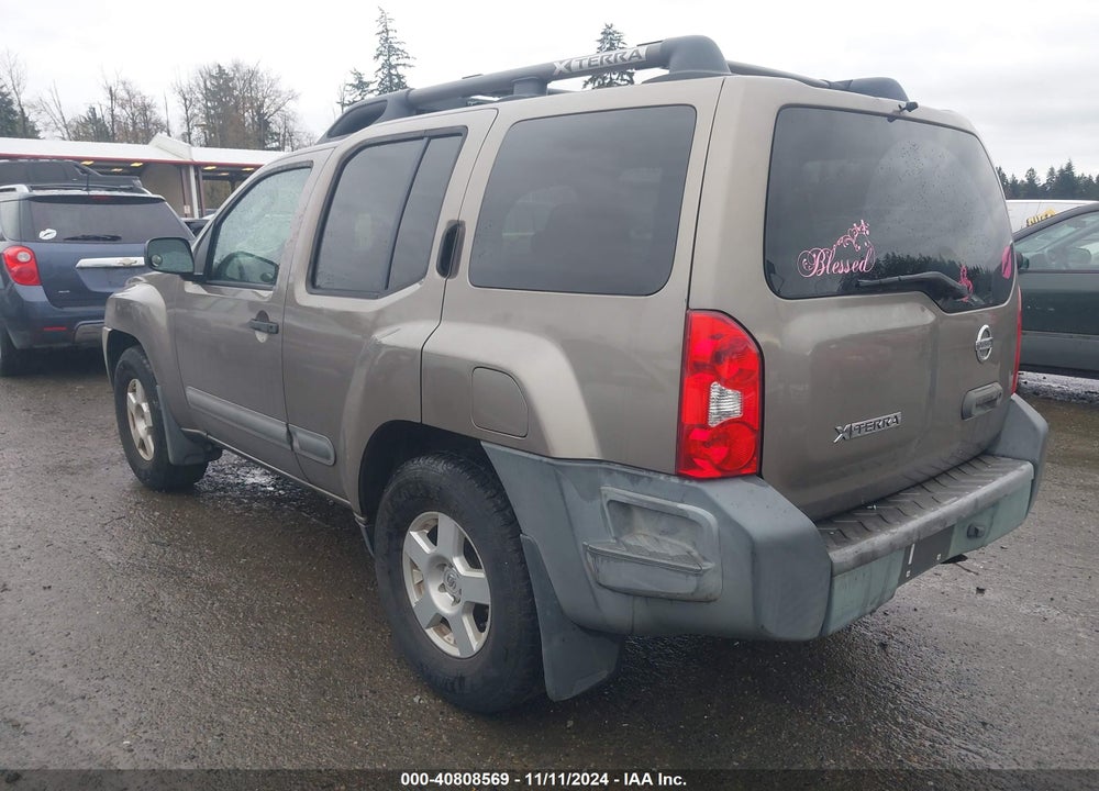 2006 NISSAN XTERRA S VIN: 5N1AN08U66C526925
