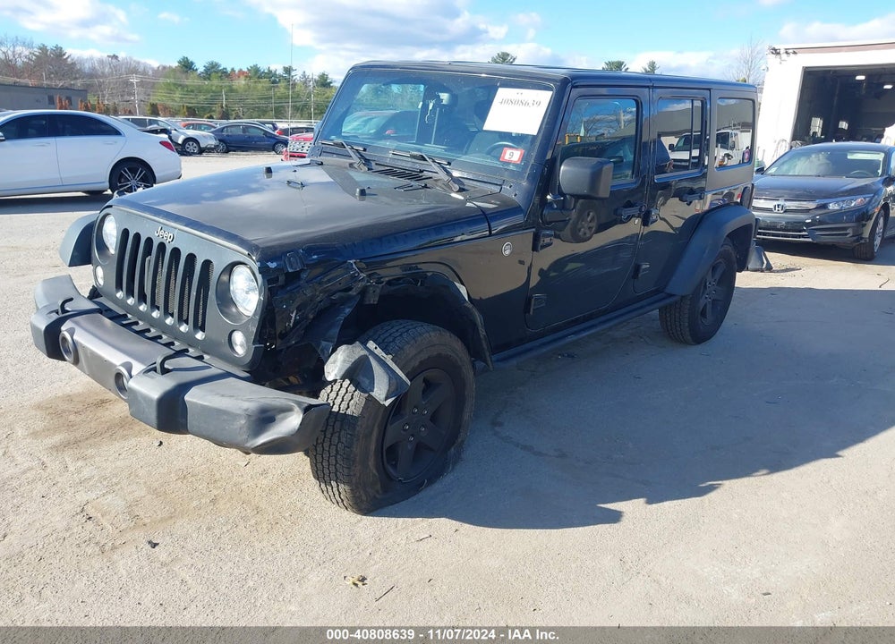 2016 JEEP WRANGLER UNLIMITED BLACK BEAR VIN: 1C4BJWDG7GL105868