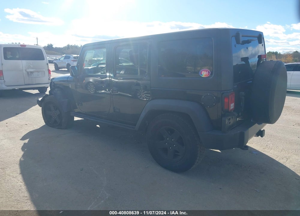 2016 JEEP WRANGLER UNLIMITED BLACK BEAR VIN: 1C4BJWDG7GL105868
