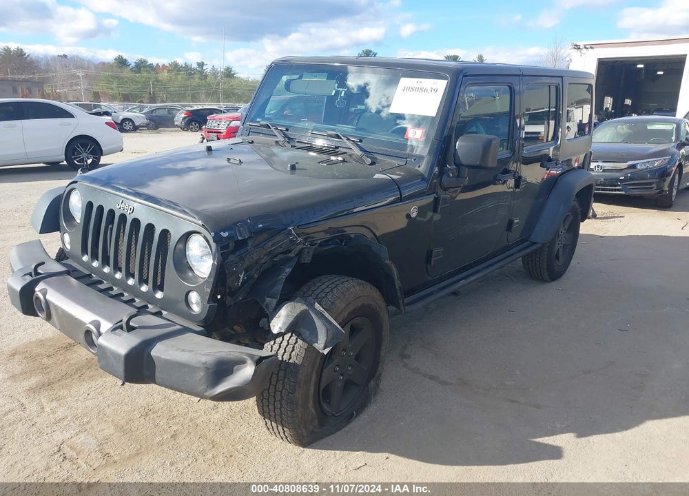 2016 JEEP WRANGLER UNLIMITED BLACK BEAR VIN: 1C4BJWDG7GL105868