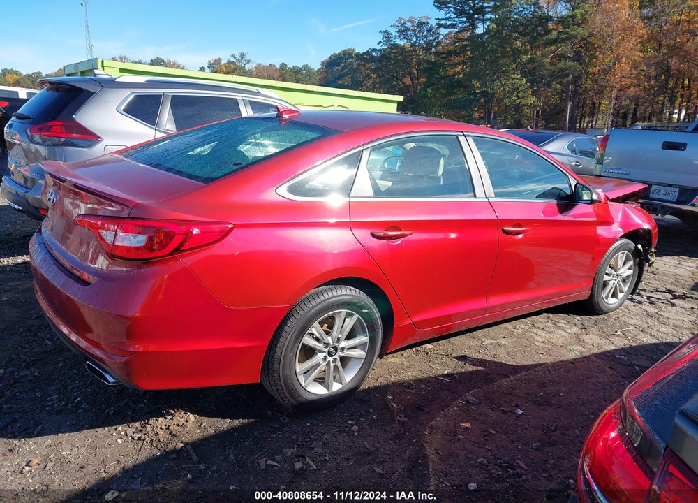 2016 HYUNDAI SONATA SE VIN: 5NPE24AFXGH283790