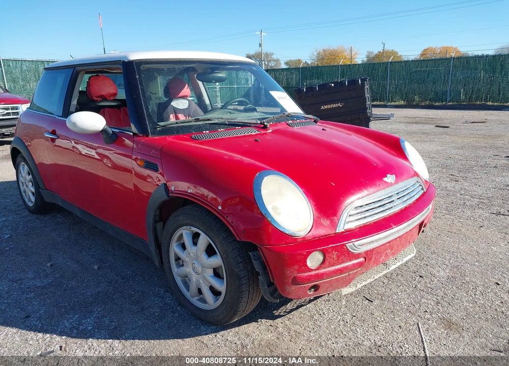 2003 MINI COOPER VIN: WMWRC33493TC46465