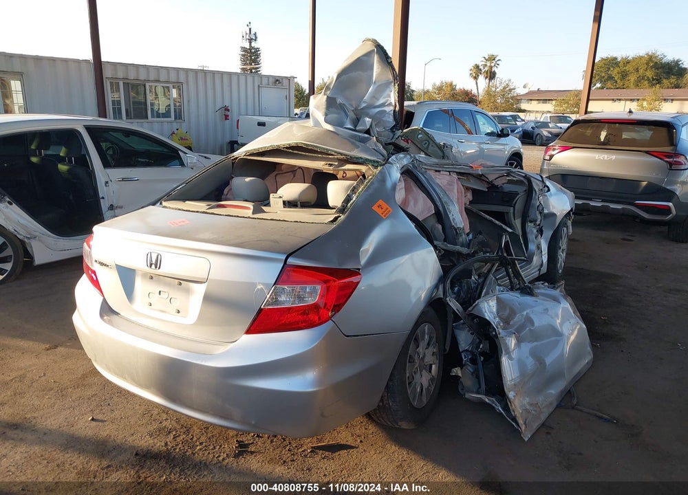 2012 HONDA CIVIC LX VIN: 2HGFB2F53CH565511