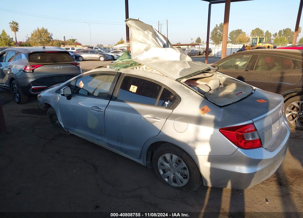 2012 HONDA CIVIC LX VIN: 2HGFB2F53CH565511