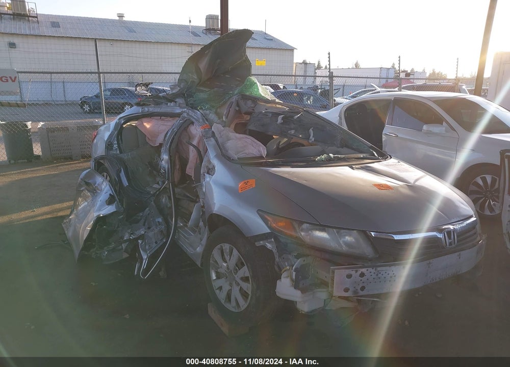 2012 HONDA CIVIC LX VIN: 2HGFB2F53CH565511