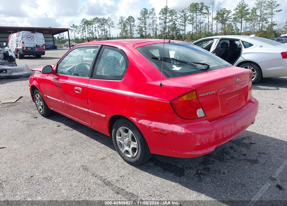 2005 HYUNDAI ACCENT GLS/GT VIN: KMHCG35C45U356461
