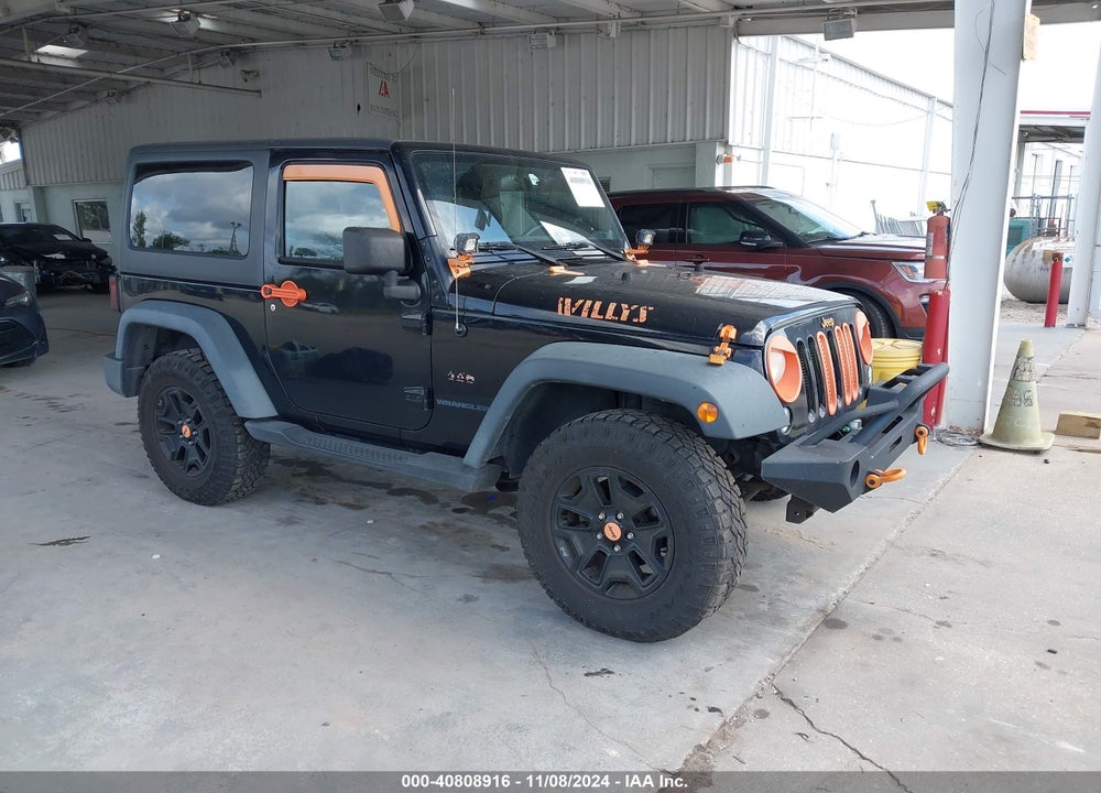 2014 JEEP WRANGLER WILLYS WHEELER VIN: 1C4AJWAG2EL321706