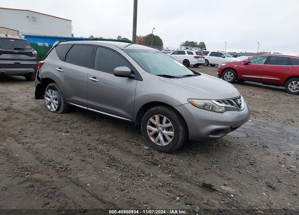 2012 NISSAN MURANO S VIN: JN8AZ1MU7CW119764