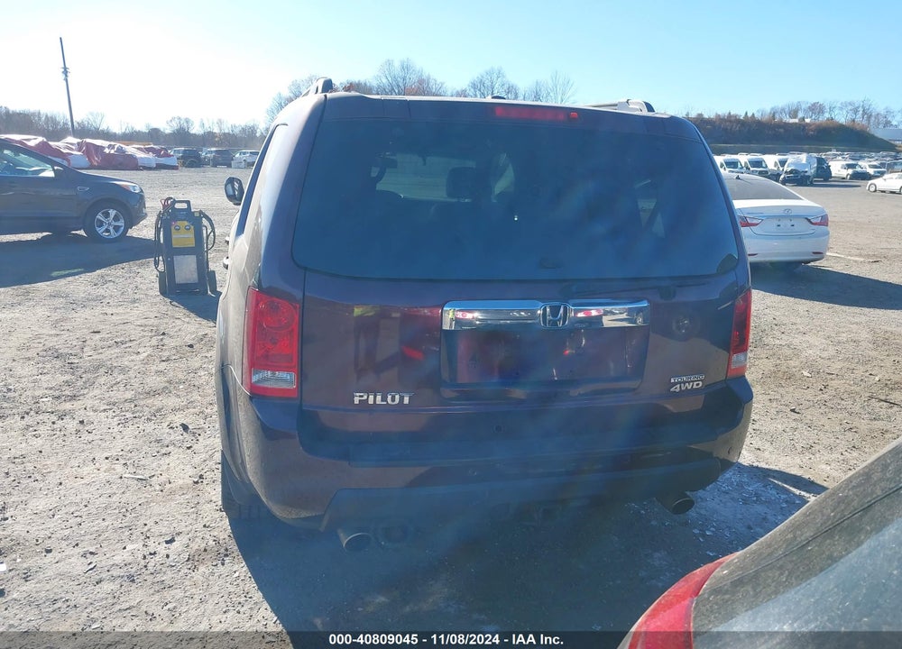 2009 HONDA PILOT TOURING VIN: 5FNYF48949B007835