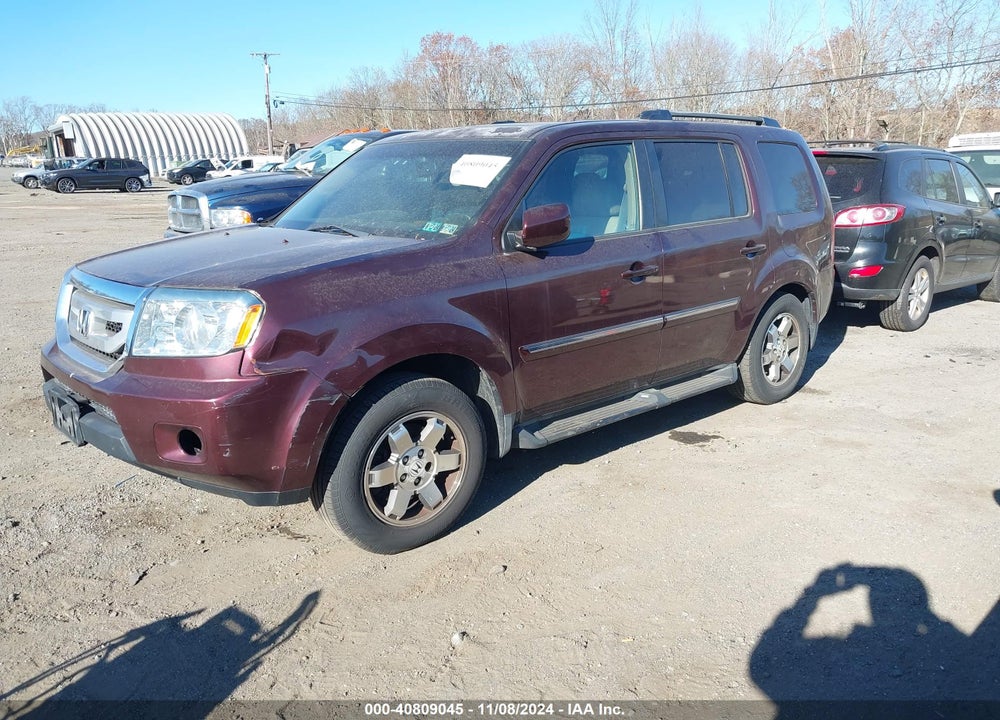 2009 HONDA PILOT TOURING VIN: 5FNYF48949B007835