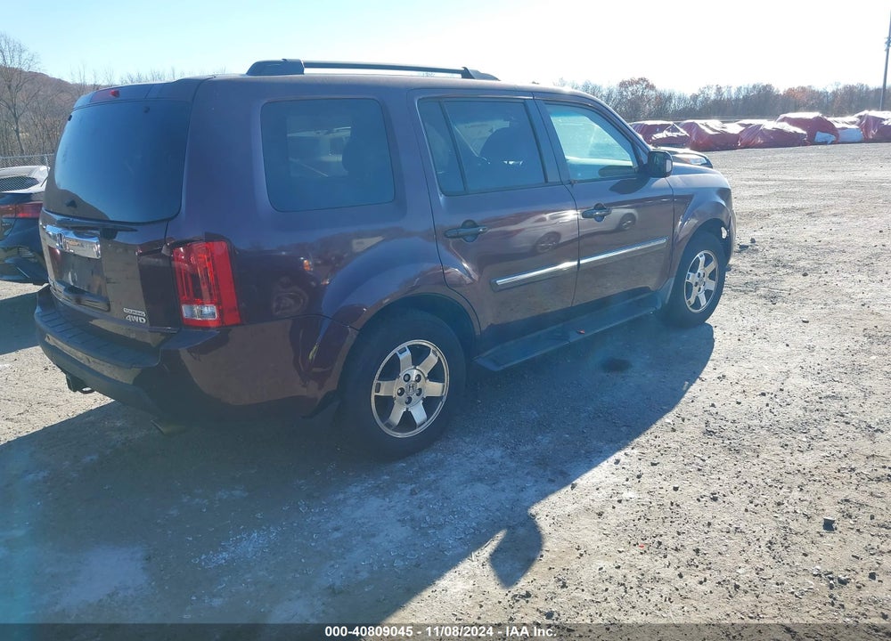 2009 HONDA PILOT TOURING VIN: 5FNYF48949B007835