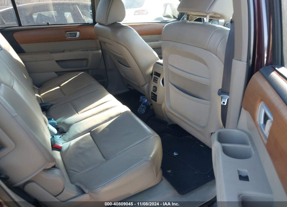 2009 HONDA PILOT TOURING VIN: 5FNYF48949B007835