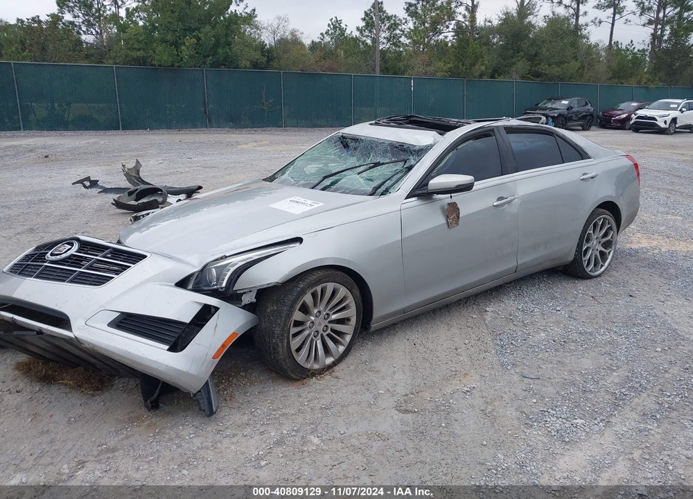 2014 CADILLAC CTS LUXURY VIN: 1G6AX5SX2E0154128