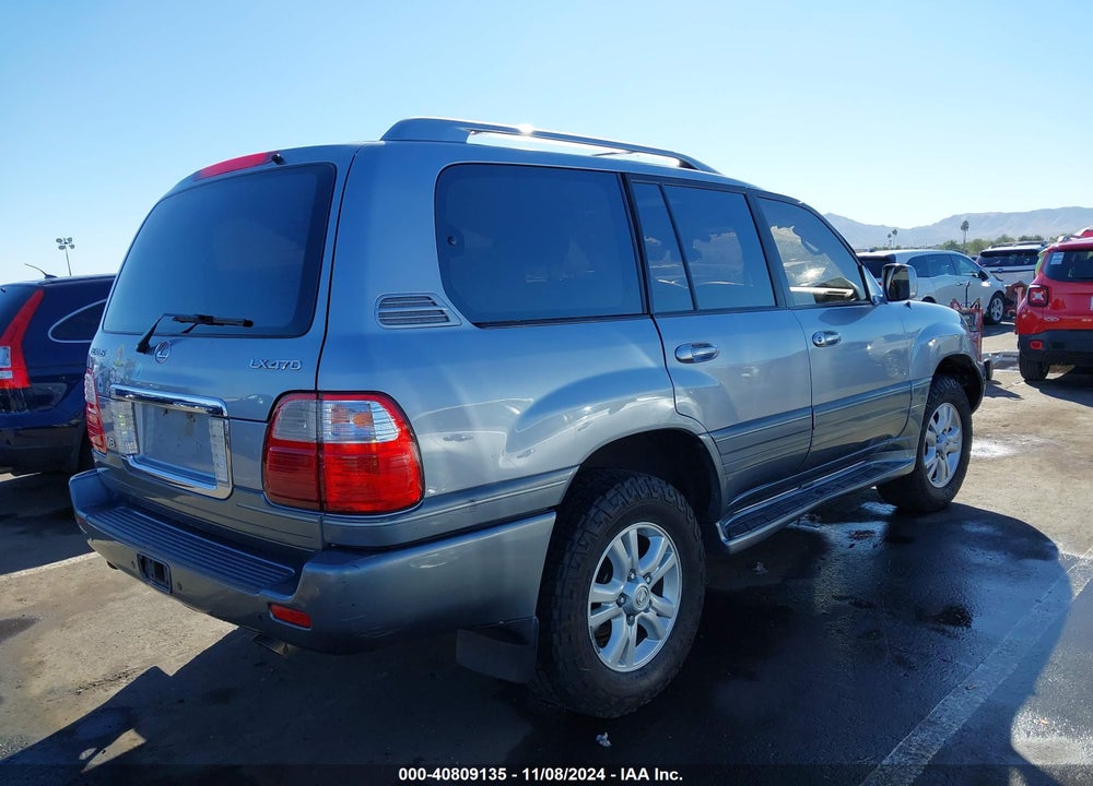 2003 LEXUS LX 470 VIN: JTJHT00W533535436