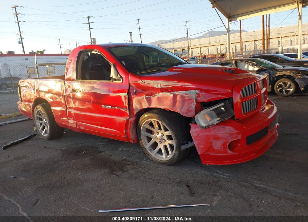 2004 DODGE RAM 1500 SRT-10 VIN: 3D3HA16H64G167300