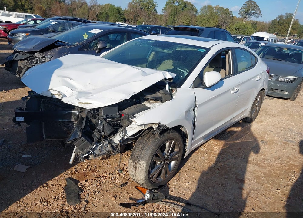 2018 HYUNDAI ELANTRA VIN: 5NPD84LF8JH372854