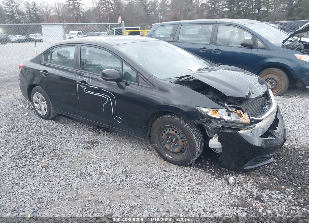 2013 HONDA CIVIC LX VIN: 2HGFB2F52DH599019