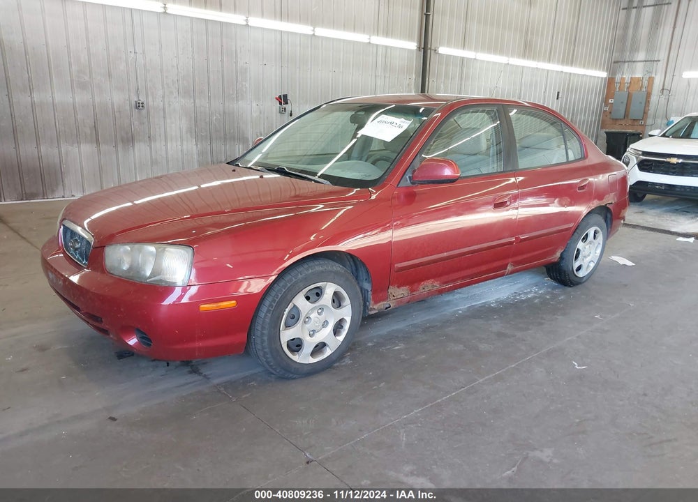 2003 HYUNDAI ELANTRA GLS/GT VIN: KMHDN45D23U585601