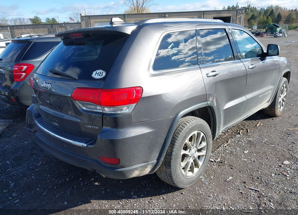2015 CHEROKEE JEEP GRAND  LIMITED VIN: 1C4RJFBGXFC216155