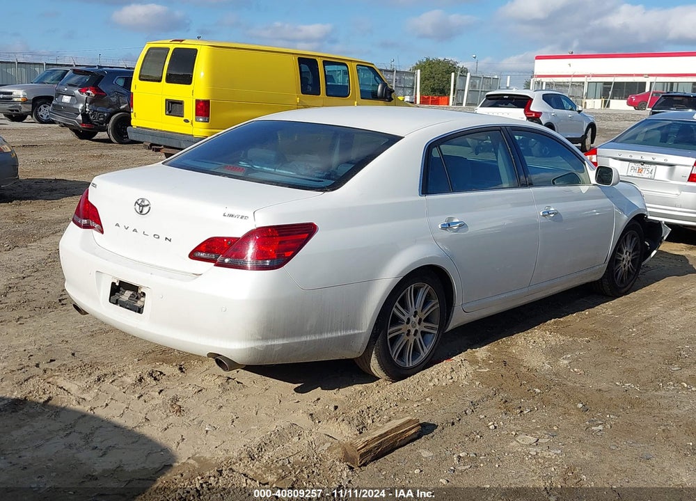 2008 TOYOTA AVALON LIMITED VIN: 4T1BK36B68U273313