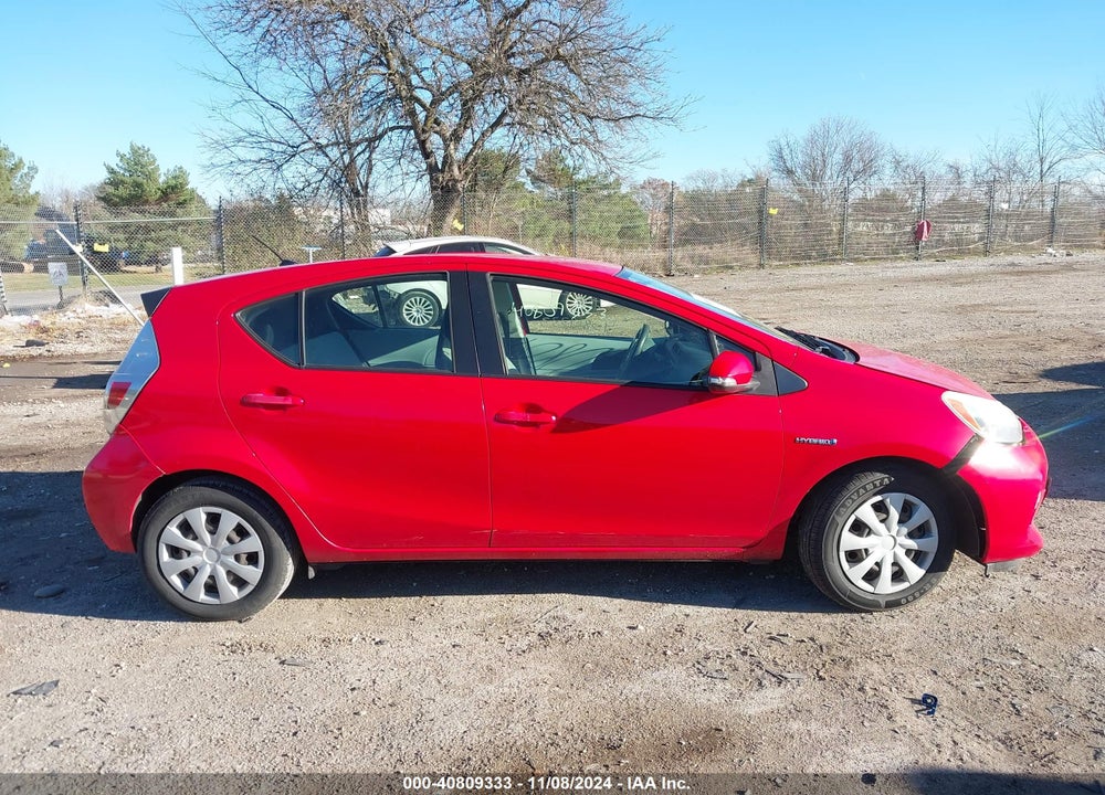 2012 TOYOTA PRIUS C ONE VIN: JTDKDTB3XC1502129