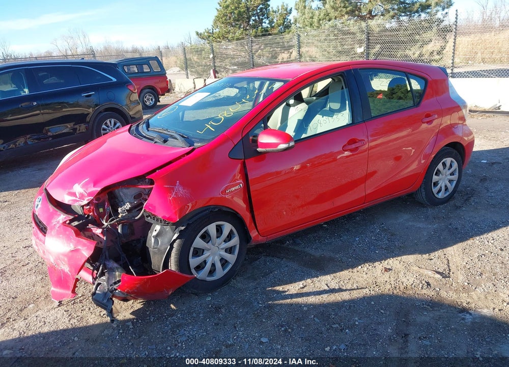 2012 TOYOTA PRIUS C ONE VIN: JTDKDTB3XC1502129