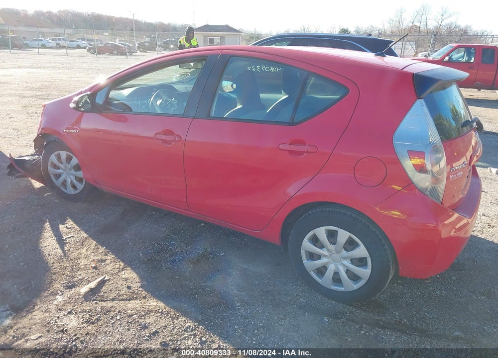2012 TOYOTA PRIUS C ONE VIN: JTDKDTB3XC1502129