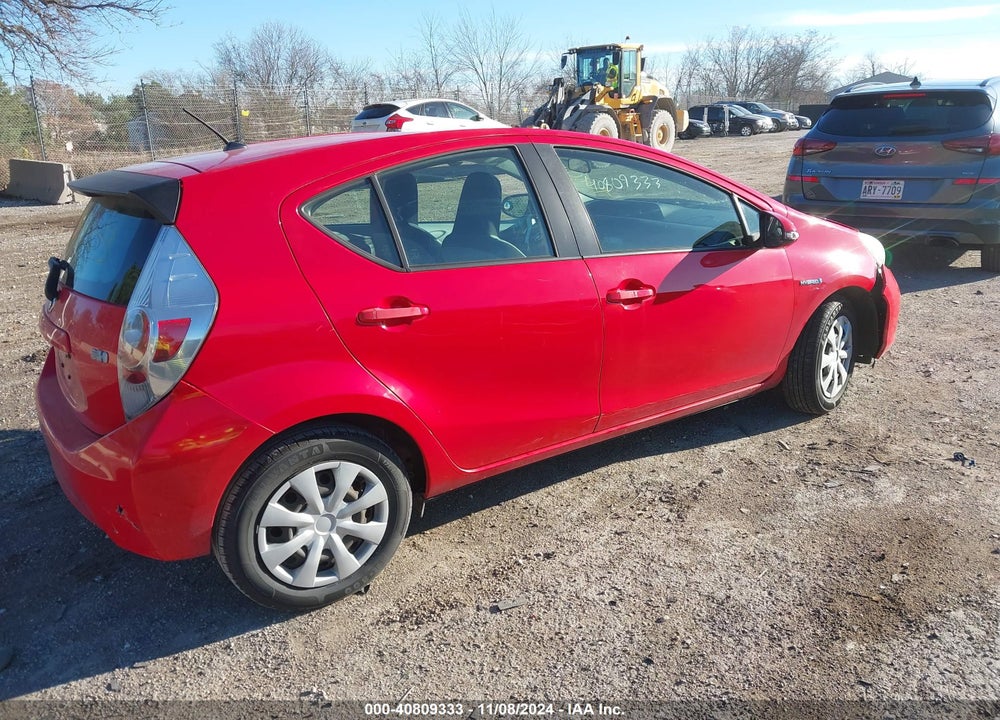 2012 TOYOTA PRIUS C ONE VIN: JTDKDTB3XC1502129