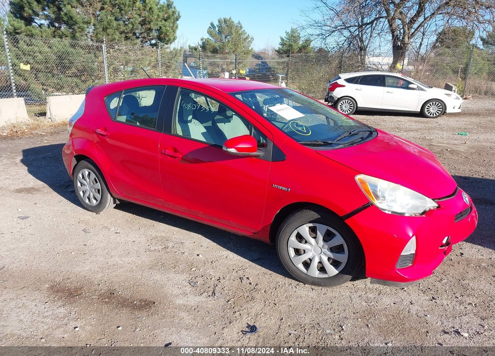 2012 TOYOTA PRIUS C ONE VIN: JTDKDTB3XC1502129