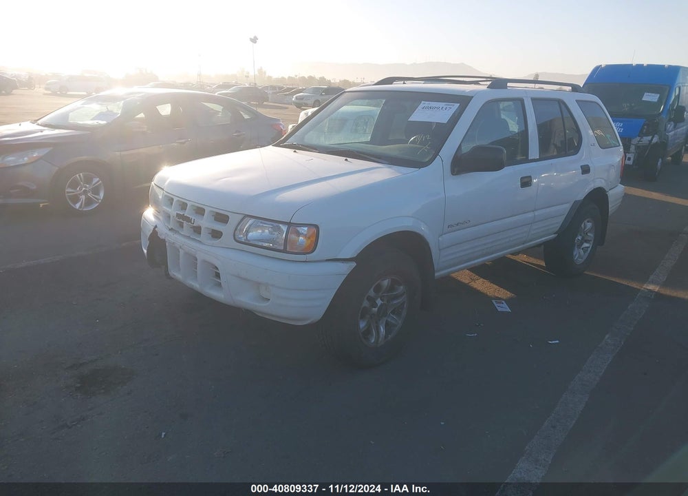 2002 ISUZU RODEO LS 3.2L V6/LSE 3.2L V6/S 3.2L V6 VIN: 4S2CK58W724313155