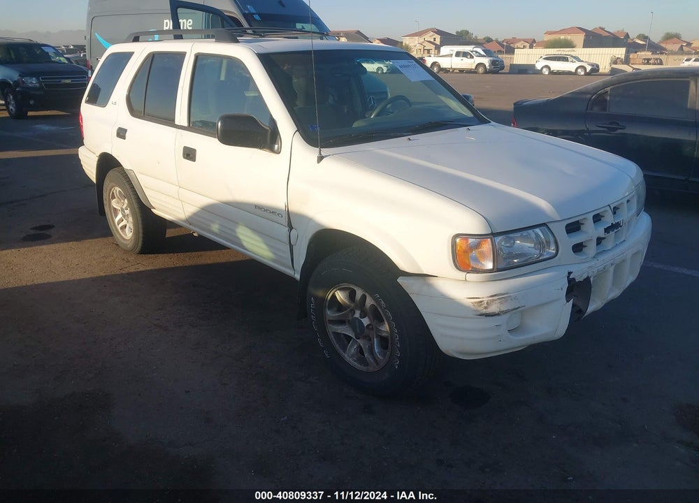 2002 ISUZU RODEO LS 3.2L V6/LSE 3.2L V6/S 3.2L V6 VIN: 4S2CK58W724313155