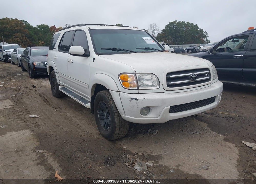 2003 TOYOTA SEQUOIA LIMITED V8 VIN: 5TDBT48A33S171394