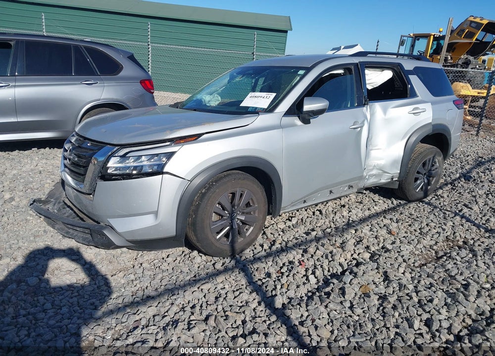 2022 NISSAN PATHFINDER SV 4WD VIN: 5N1DR3BC8NC238020