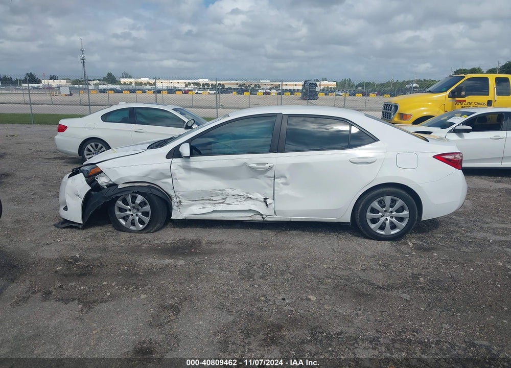 2019 TOYOTA COROLLA LE VIN: 2T1BURHEXKC192408