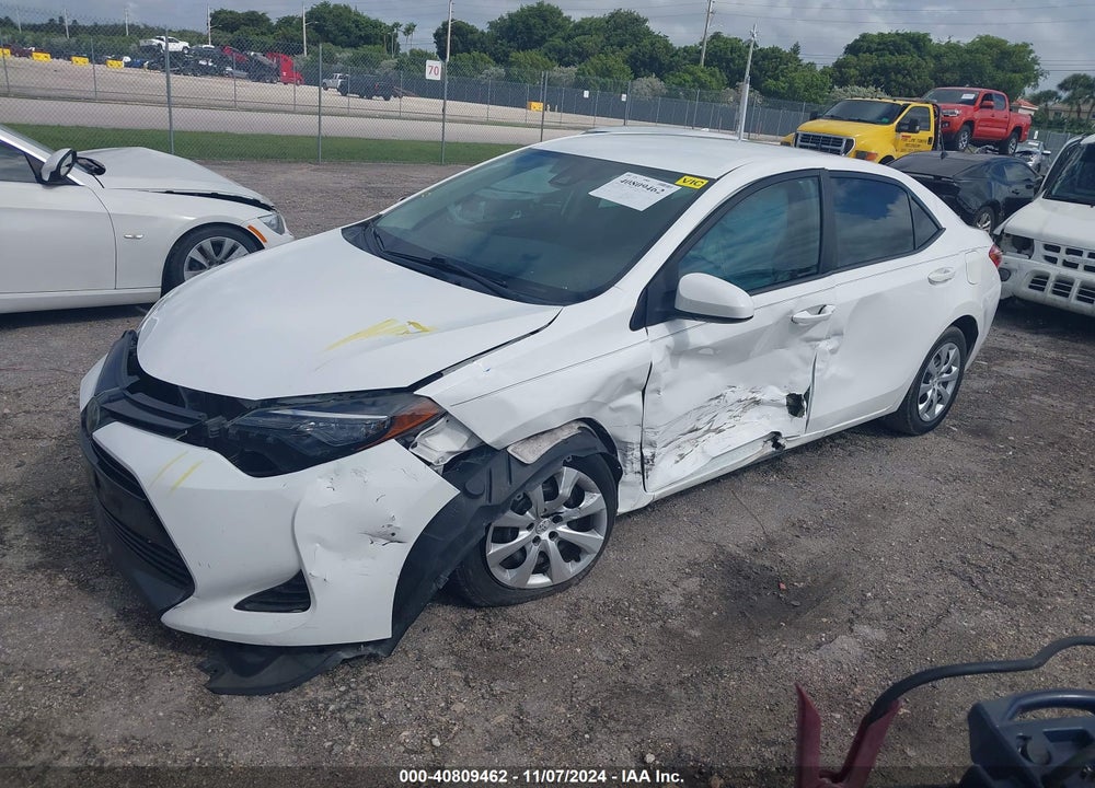2019 TOYOTA COROLLA LE VIN: 2T1BURHEXKC192408