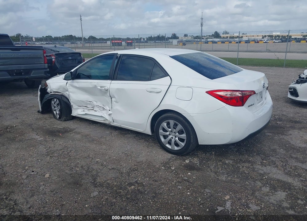 2019 TOYOTA COROLLA LE VIN: 2T1BURHEXKC192408