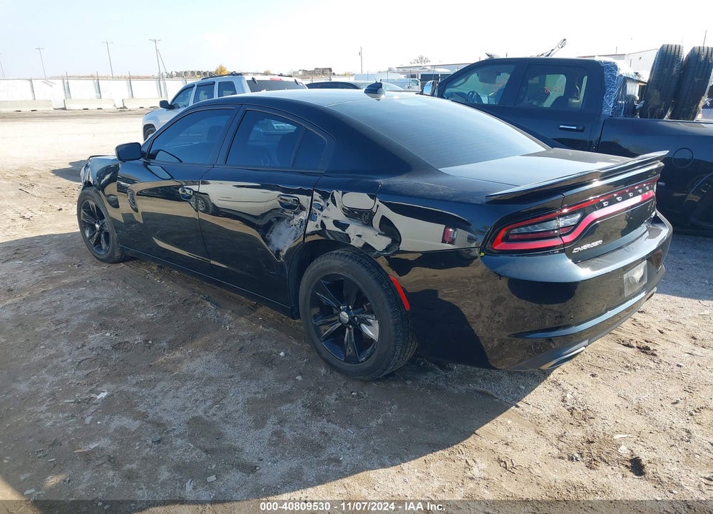 2016 DODGE CHARGER SXT VIN: 2C3CDXHG5GH186186